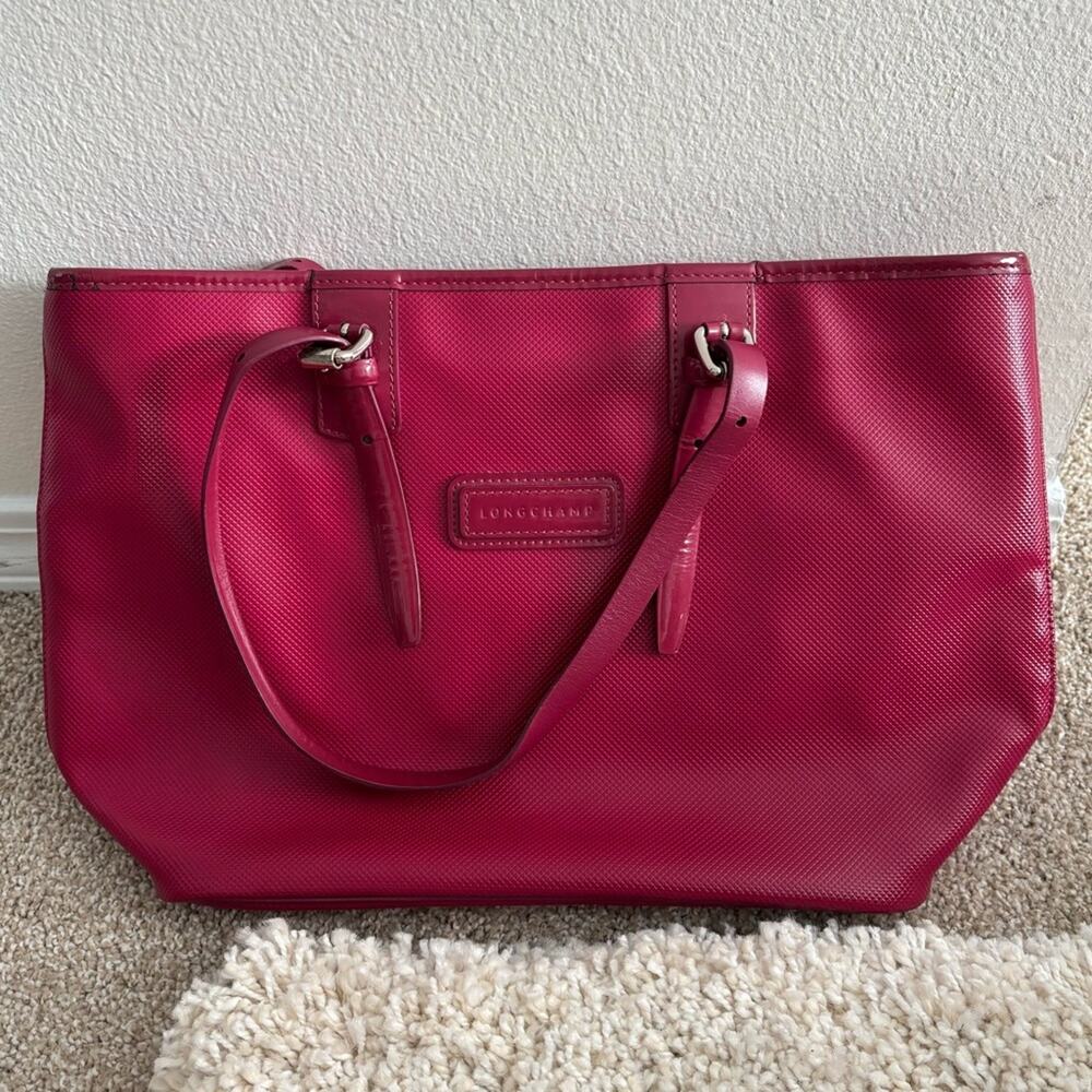 Longchamp Pink Tote Bag - Structured Everyday Carry